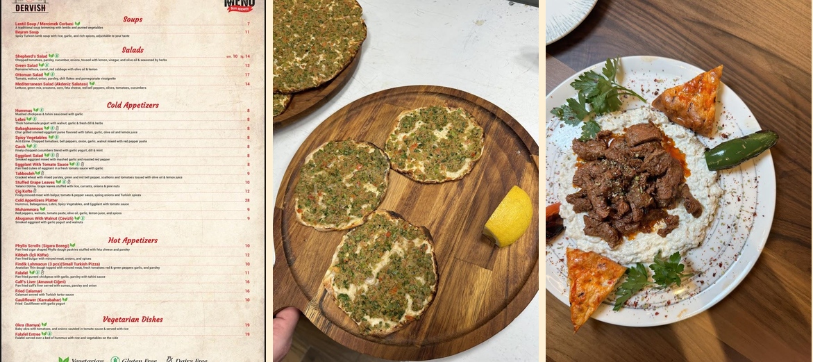 Dervish Turkish Restaurant Wayne